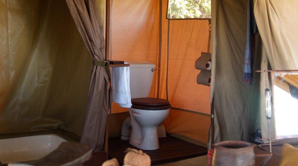 Les toilettes dans le Masai Mara