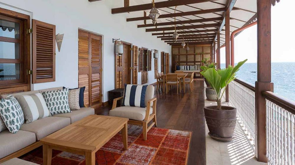 Terrasse de la Bahari Terrace Suite à Zanzibar