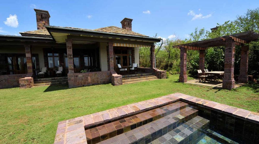 Une villa du lodge dans le Serengeti