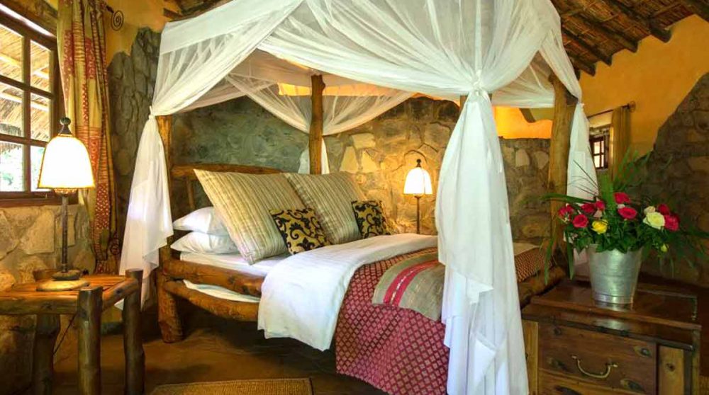 L'une des chambres de la River House