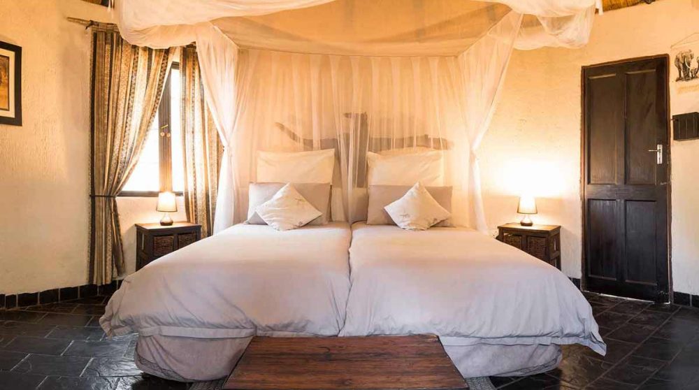 L'intérieur de la chambre en Afrique du Sud