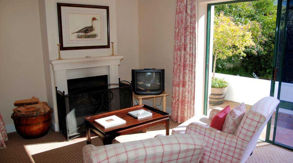 Salon dans une suite manor