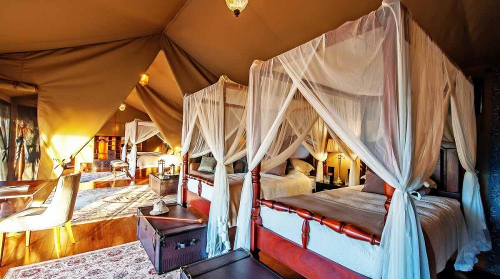 Autre vue de la tente familiale