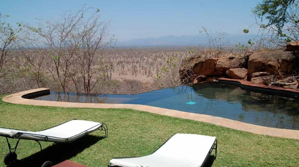 La piscine d'une suite