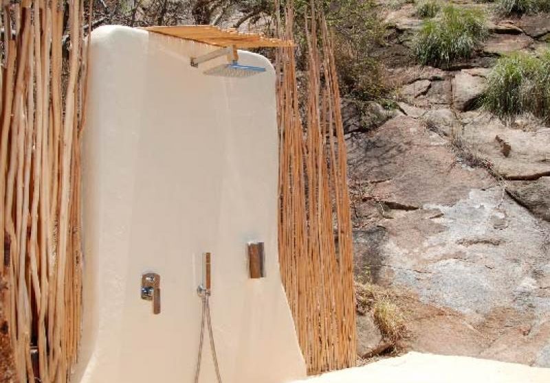 La douche à l'extérieur