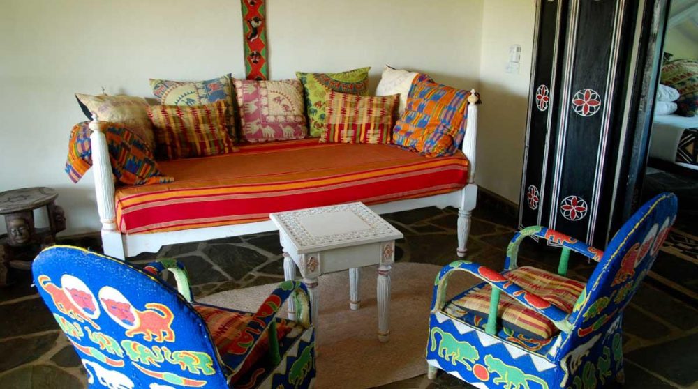 Terrasse d'une chambre familiale