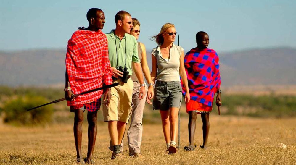 Safari à pied acompagnés des Masaïs au Kenya