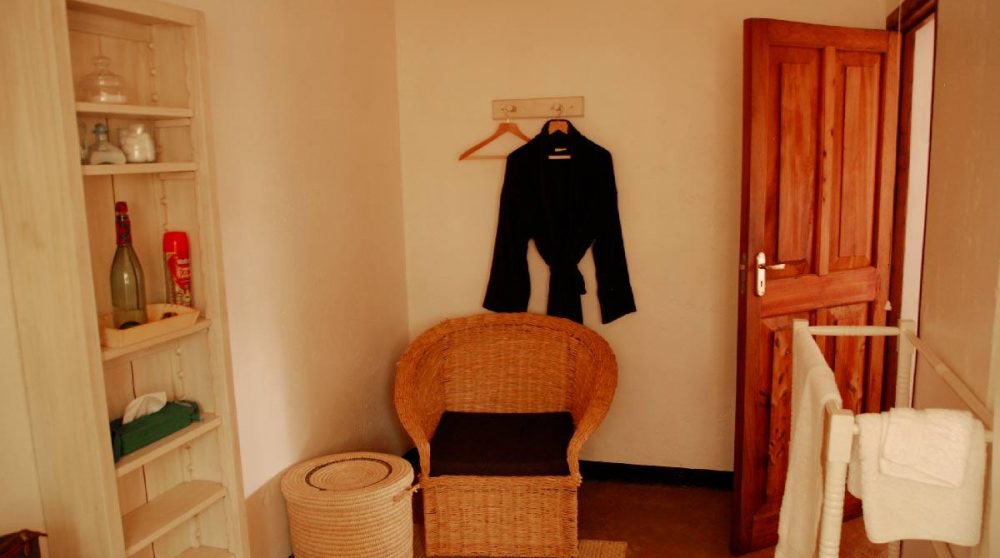 L'entrée d'une chambre