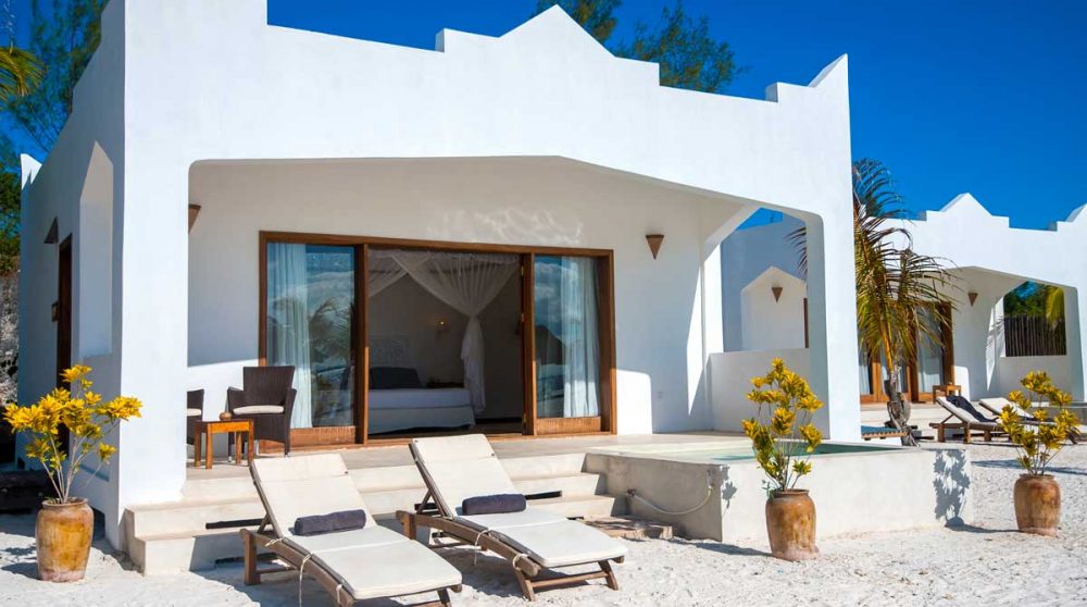 Accès à la plage depuis une Beach Pavillion au Konokono