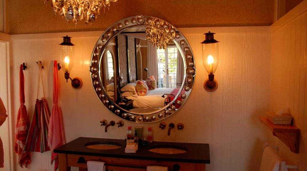 Salle de bains dans la suite sangoma du Hout Bay Manor