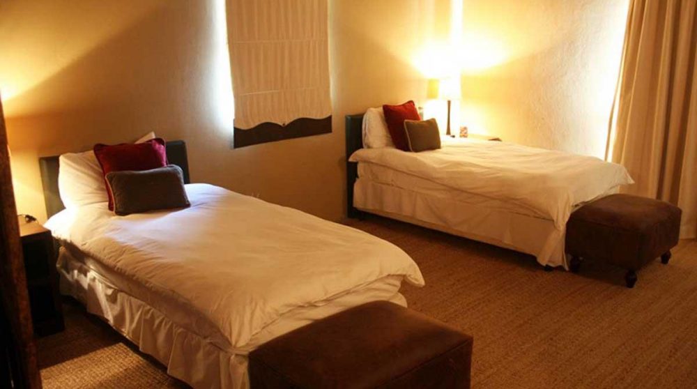 La deuxième chambre de l'Amakhala Hlosi Lodge