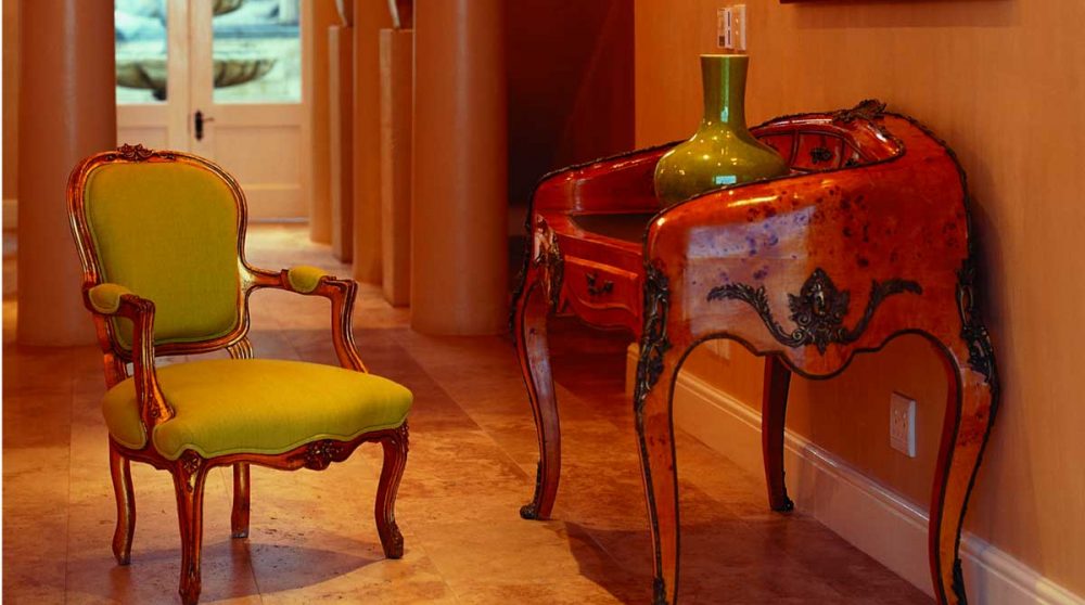 Un bureau dans une chambre du Birkenhead House