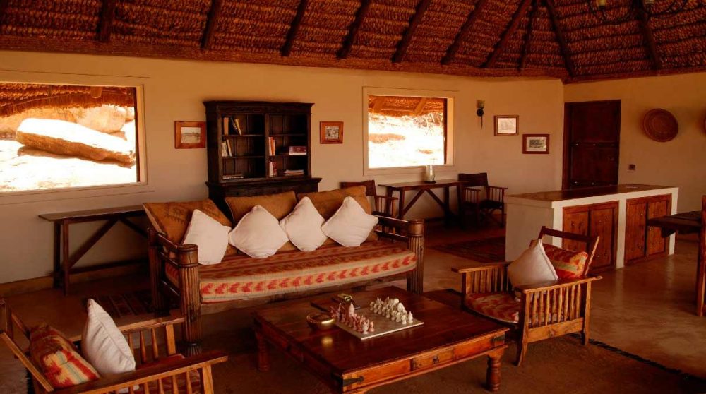 Salonn dans une suite au Elsas Kopje