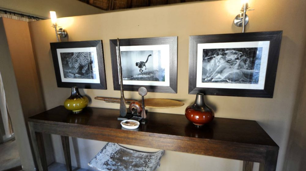 Décoration d'une chambre à l'Exeter River Lodge