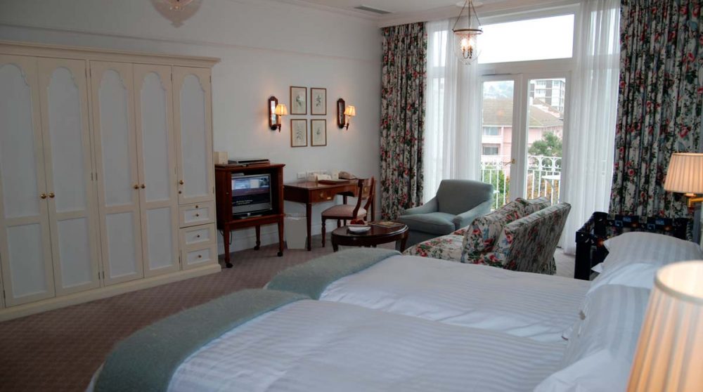Chambre luxury room du Mount Nelson