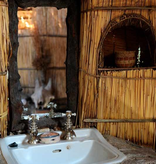 Lavabo au Mwagusi Safari Camp