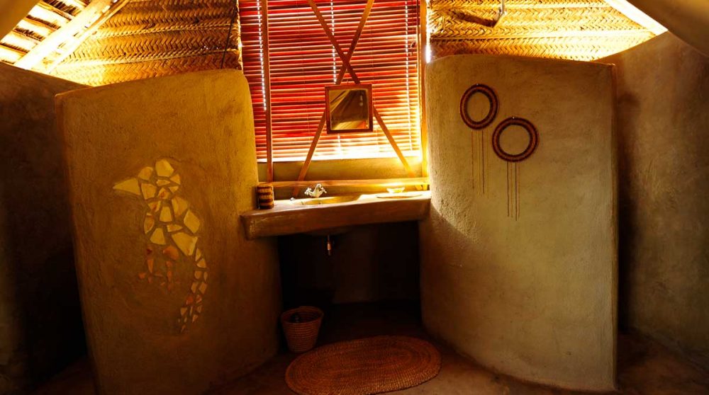 Salle de bains à l'Olduvai Camp