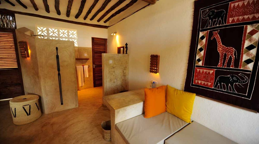 Décoration dans une chambre du Sunshine Hotel