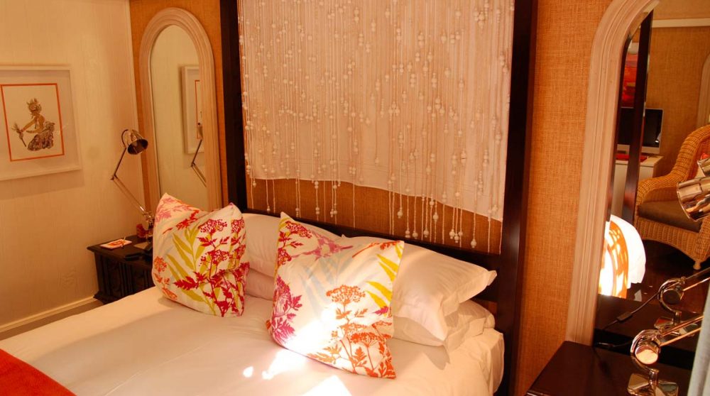 Le lit de la chambre sotho