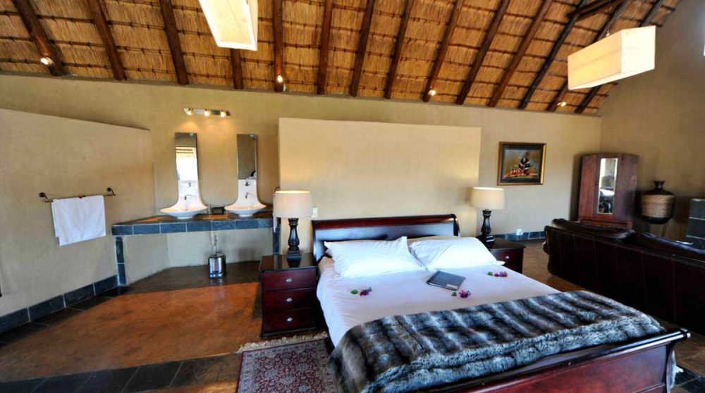 Vue sur la chambre à Sabi Sand