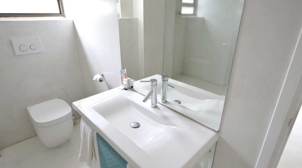 La salle de bains en Namibie