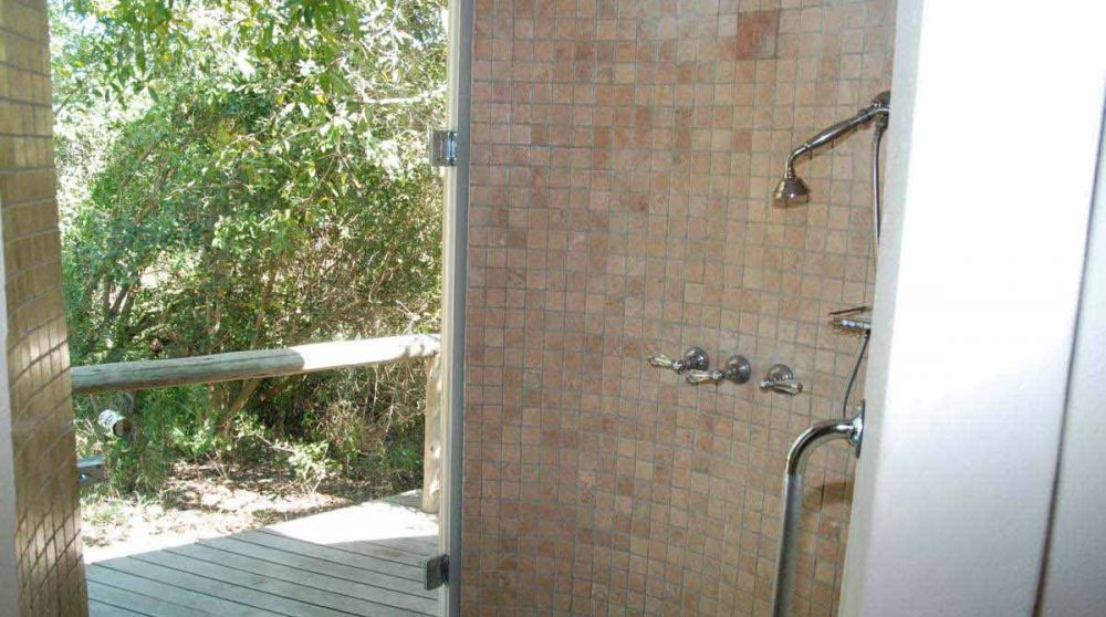 La douche à Manyeleti