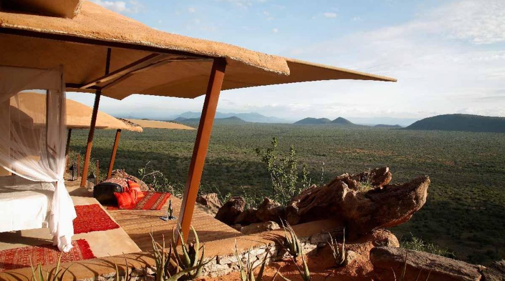 Vue depuis une chambre au Kenya