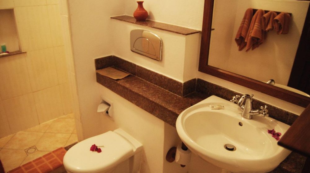 La salle de bains au Kenya