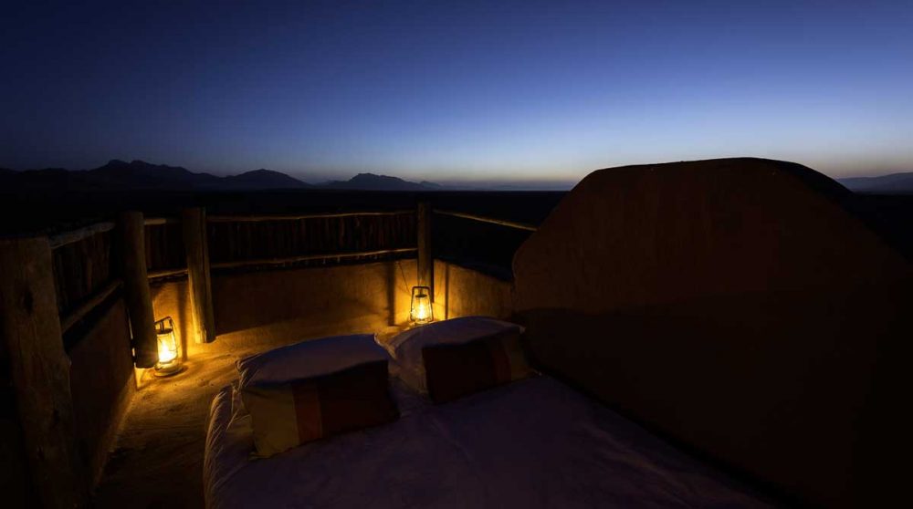 Nuit à la belle étoile en Namibie