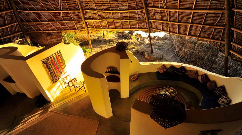 Vue depuis l'étage à Zanzibar