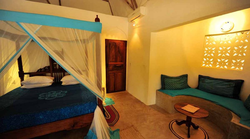 Autre vue de la chambre à Zanzibar