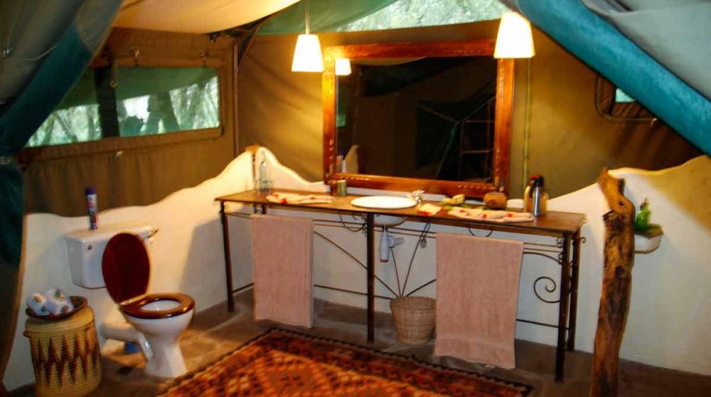 Une autre salle de bains au Kenya