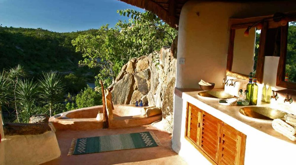 La salle de bains au Kenya