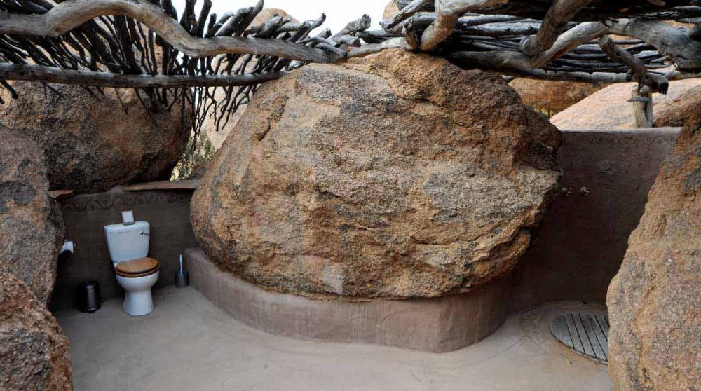 Les toilettes en Namibie