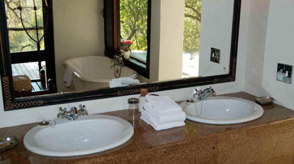 La salle de bains près du parc Kruger