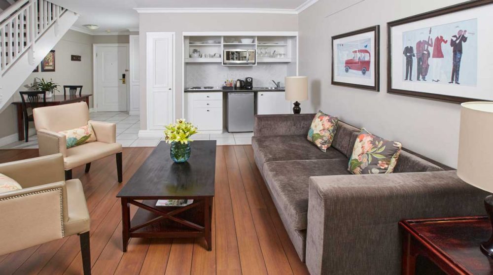 Autre vue du salon en Afrique du Sud