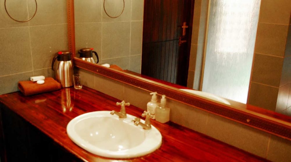 La salle de bains en Afrique du Sud