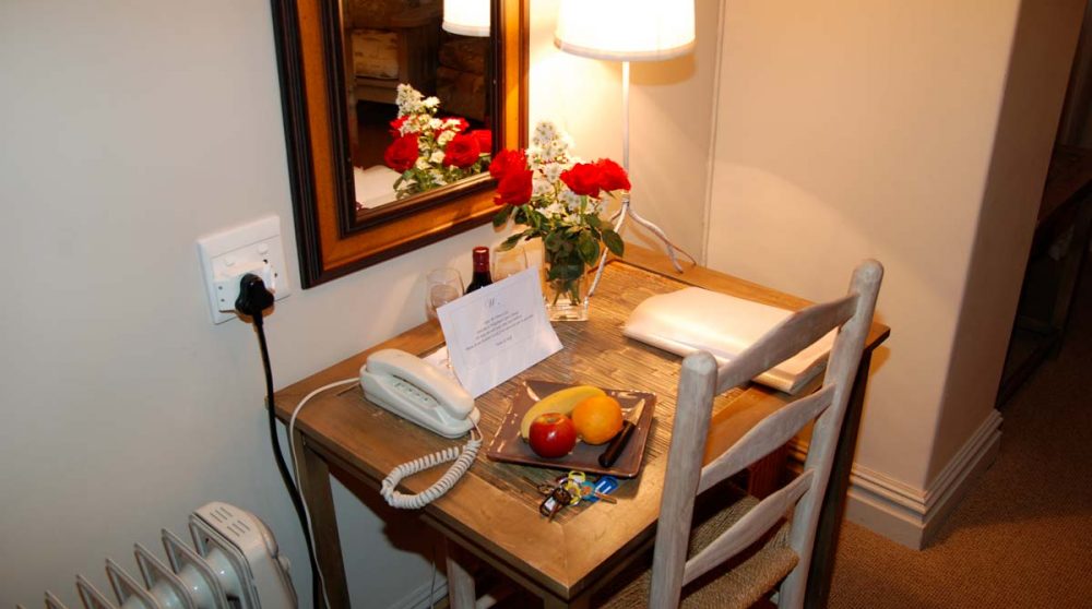 Bureau dans la chambre en Afrique du Sud