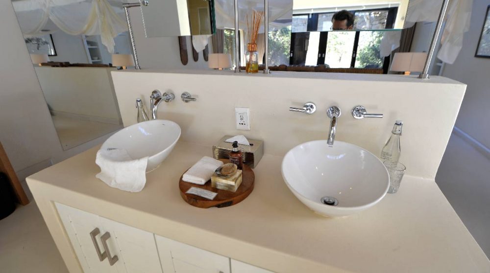 La salle de bains en Afrique du Sud