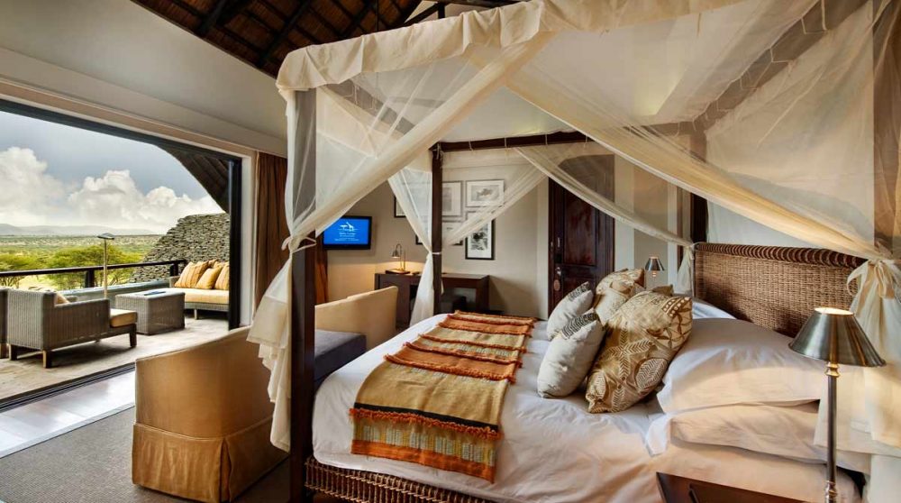 Vue depuis la chambre au Four Seasons Safari Lodge
