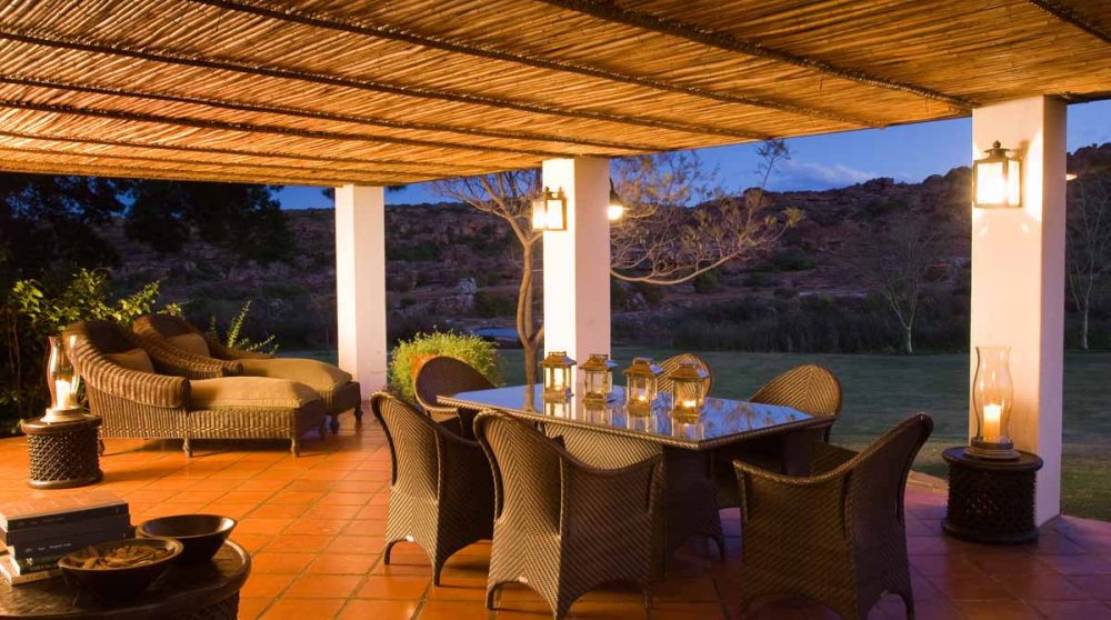La terrasse d'une Suite dans le Cederberg
