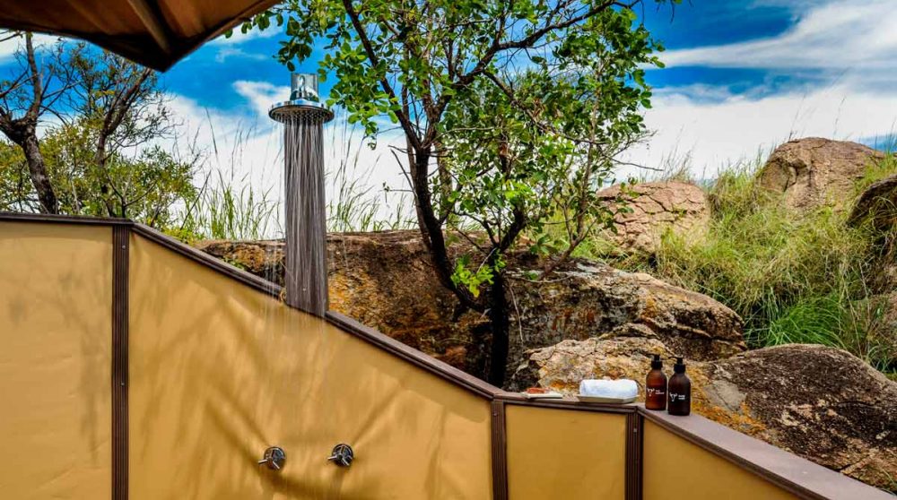 La douche extérieure