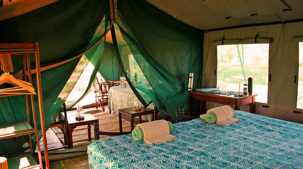 Autre vue de la tente