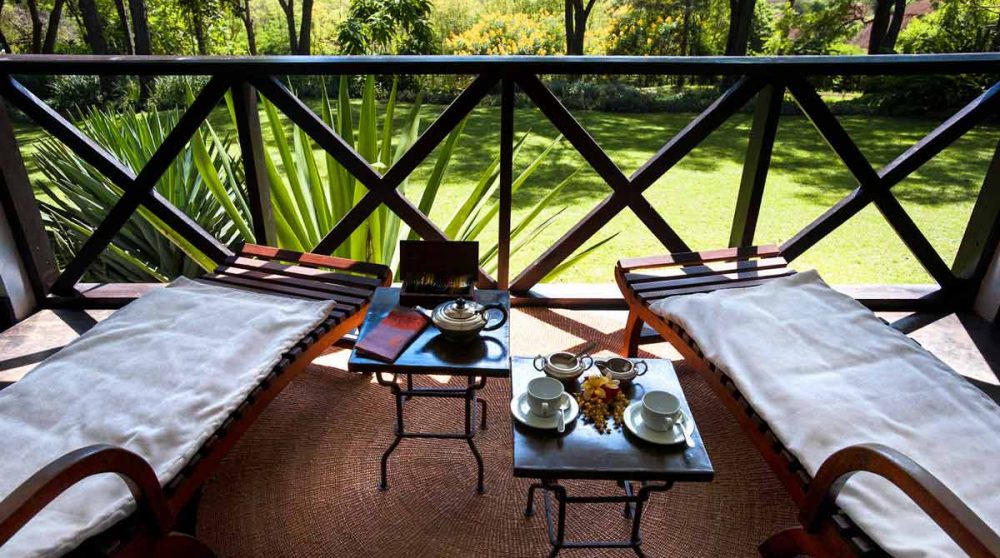 Le balcon de la chambre