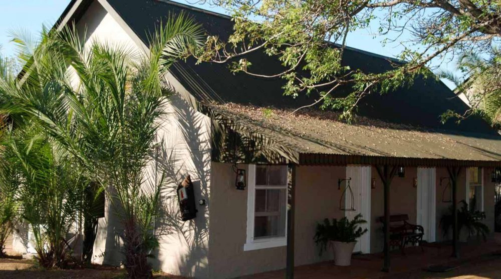 Terrasse extérieure d'une chambre
