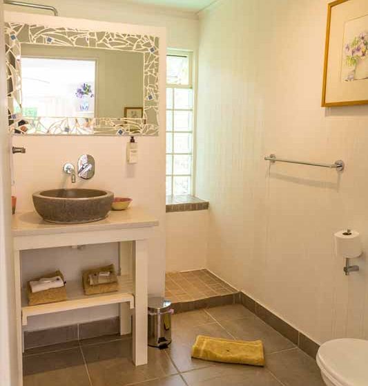 La salle de bains sur la Route des Jardins