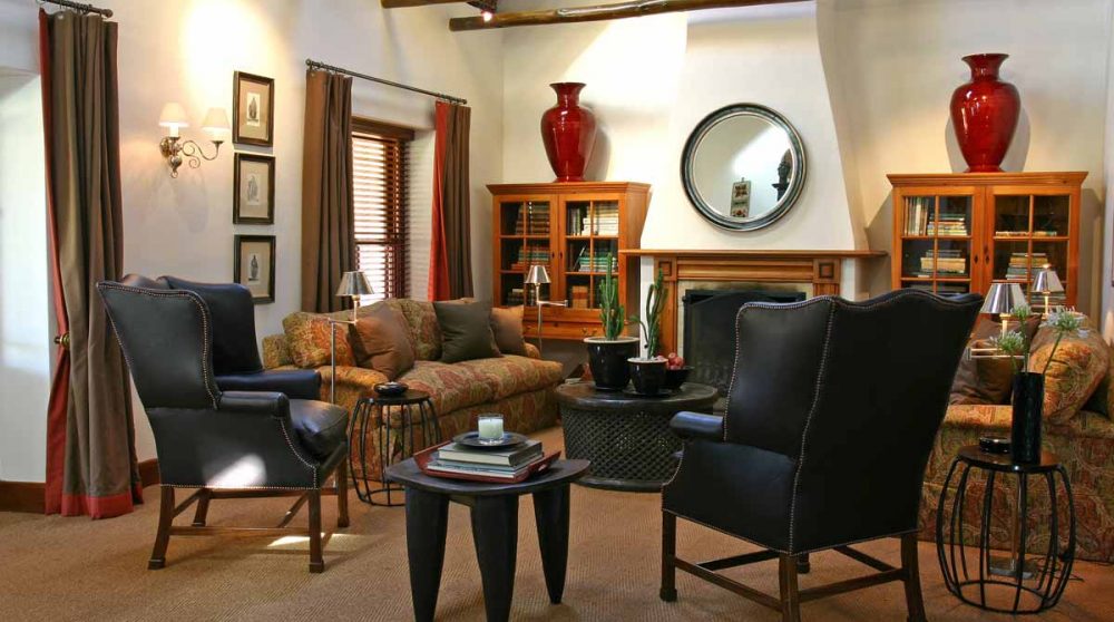 La salon d'une Suite en Afrique du Sud