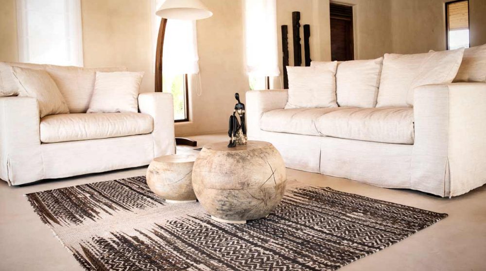 Le salon d'une Two Bedroom Villa en Tanzanie