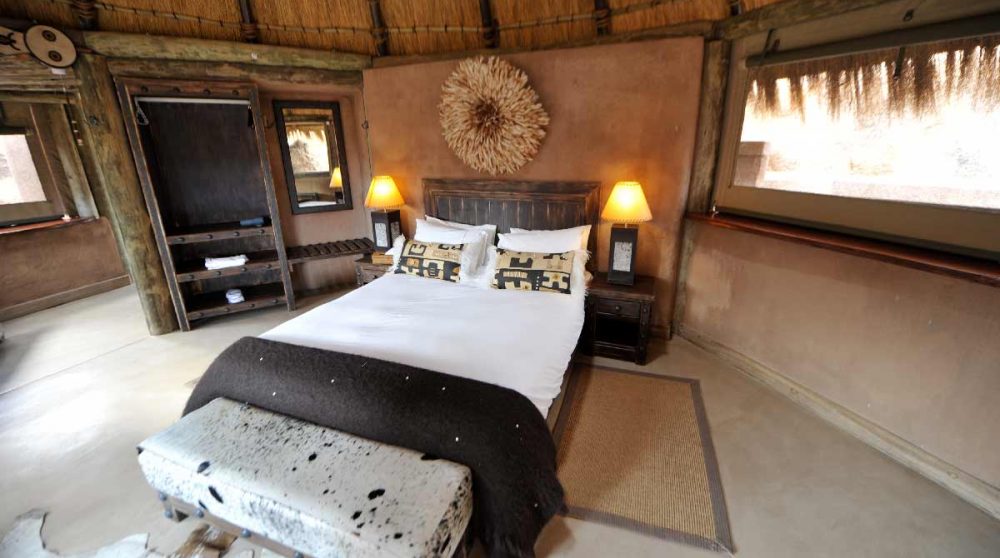 Le lit dans le Damaraland