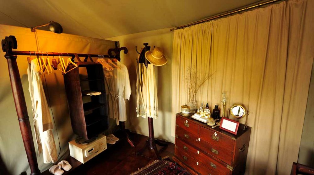 La tente dans le Serengeti